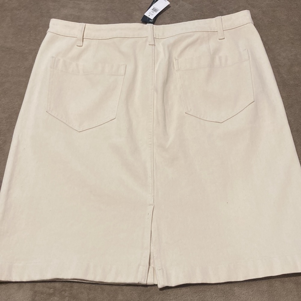 Banana Republic Women's Patch Pocket Denim Skirt Size 18 - Picture 6 of 8
